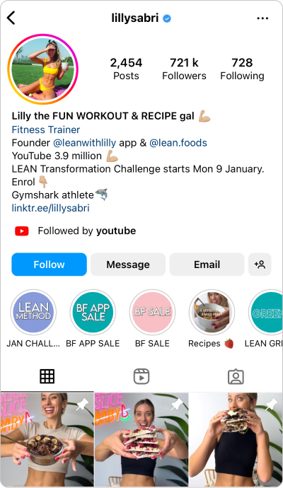 Instagram Bio Ideas for Fitness Influencers