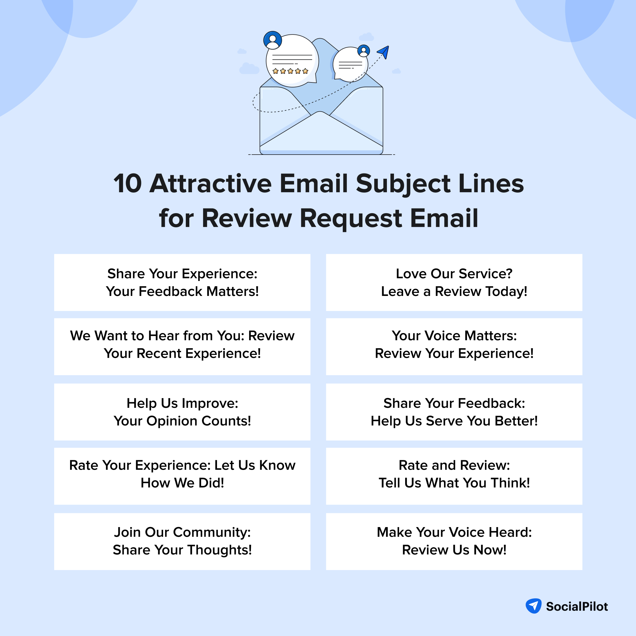 10 Attractive Email Subject Lines