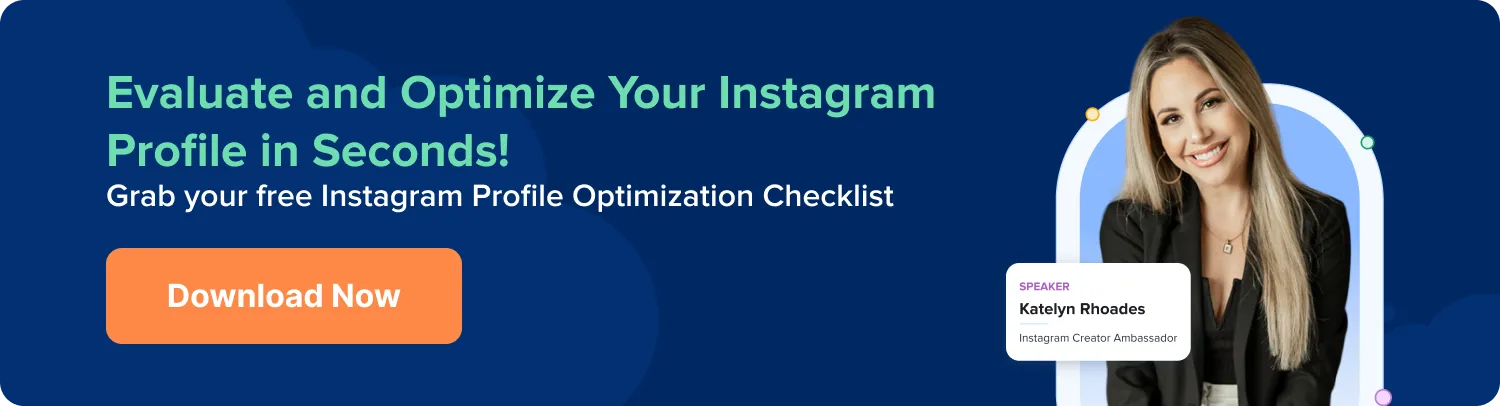 instagram profile optimization checklist