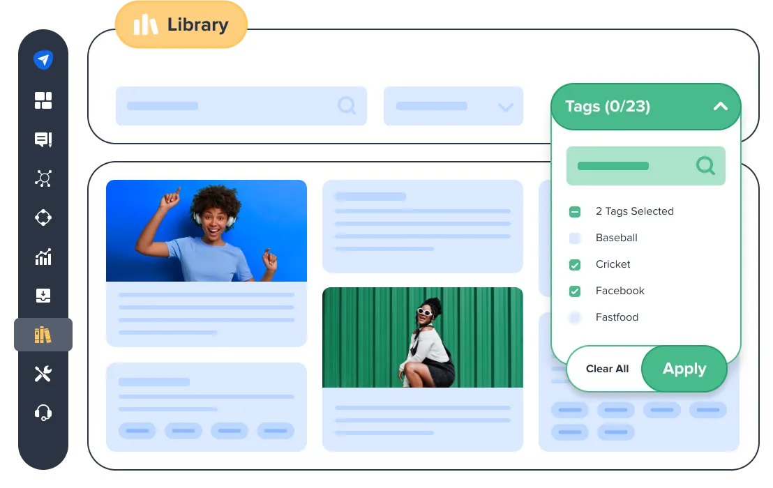 Organize Large Volumes of Content Easily